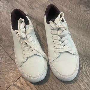 TORY BURCH SPORT Women's White Sneakers Tennis Shoes Lace Up Sz 5M